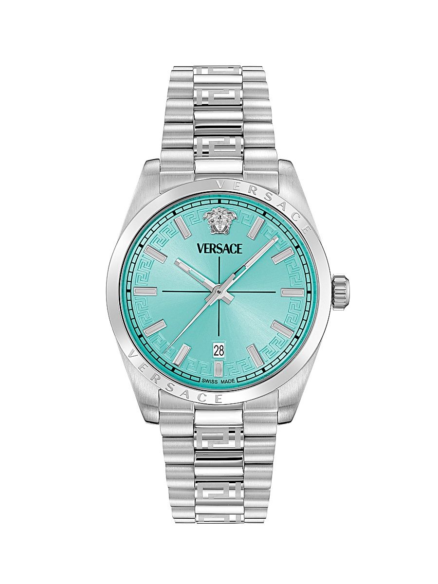 Men's Millenyium Gent Stainless Steel Bracelet Watch/40MM - Stainless Steel Blue