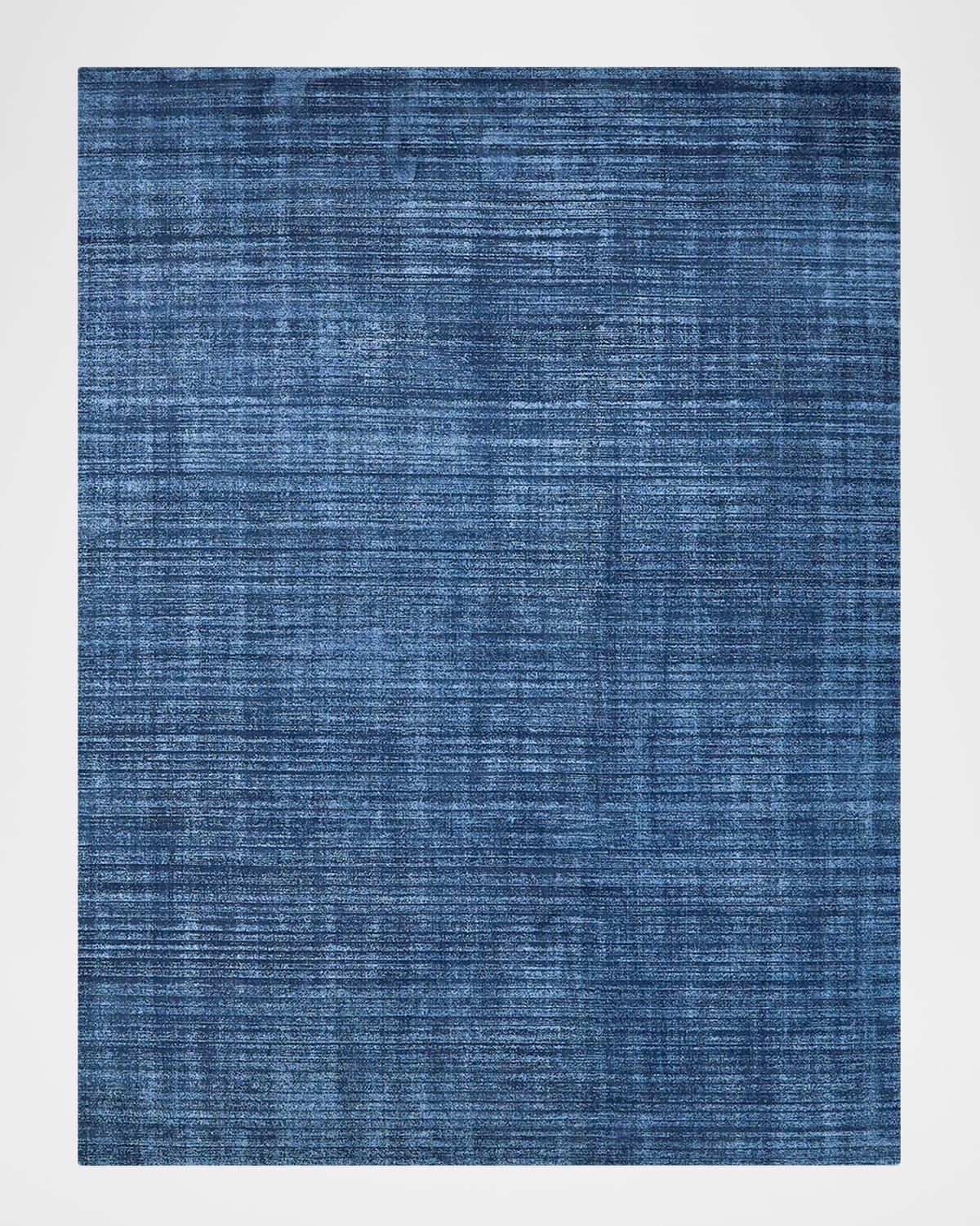 Martelli Modern Hand-Loomed Navy Rug