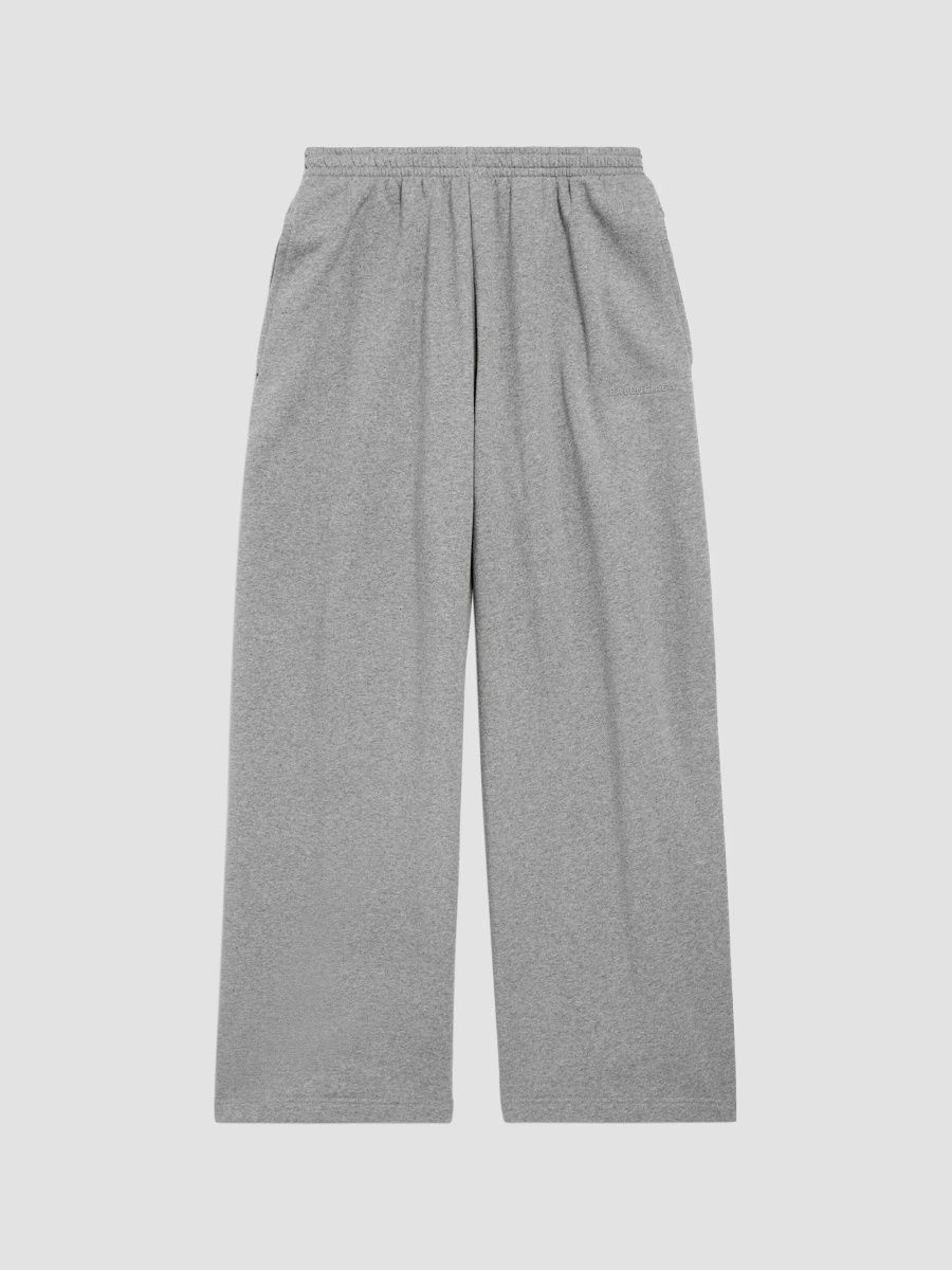 Balenciaga Women's Barrel Sweatpants - Dark Heather Grey - Size XXL