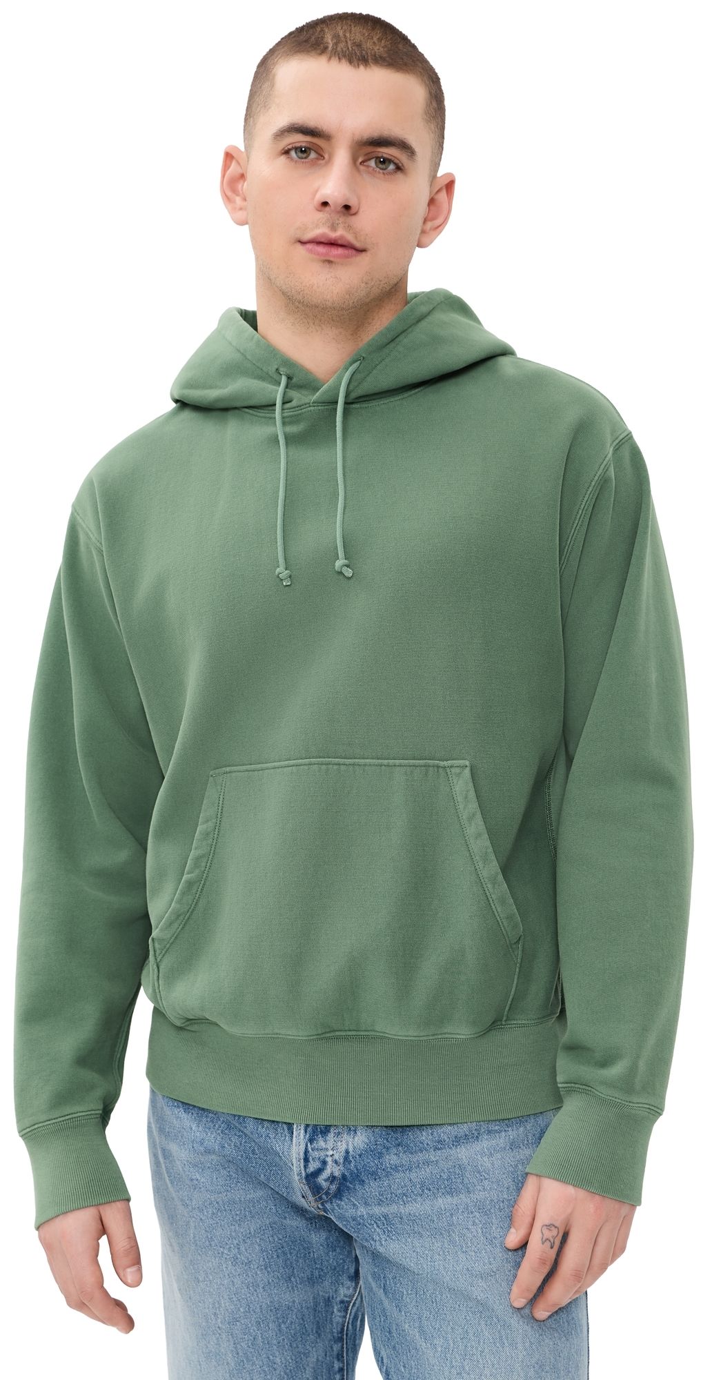 Madewell New Mccarren Hoodie Botanical Green XXL