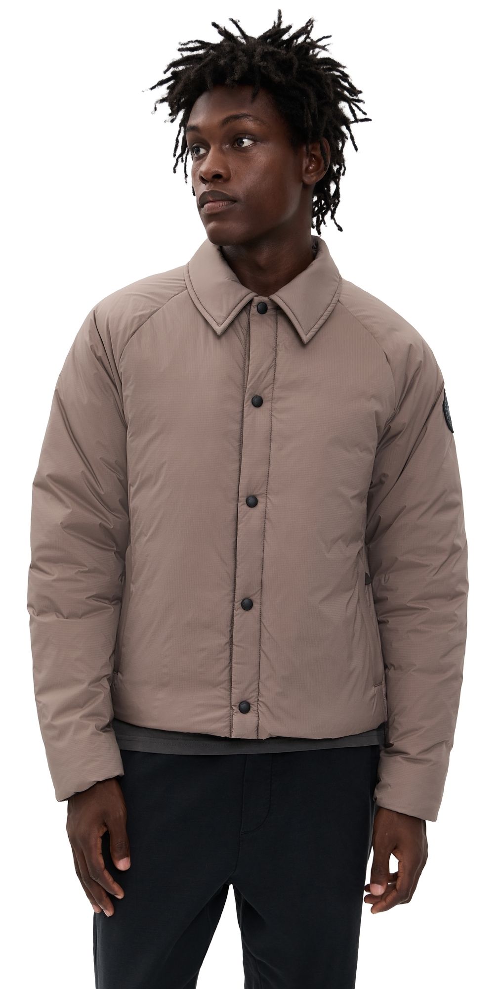 Canada Goose Lodge Coach Jacket Taupe Grey M