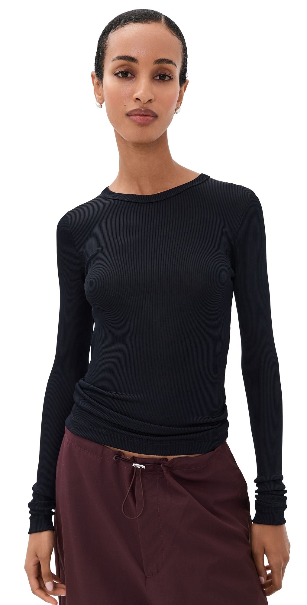 AGOLDE Delphi Slim Tee Obscura M