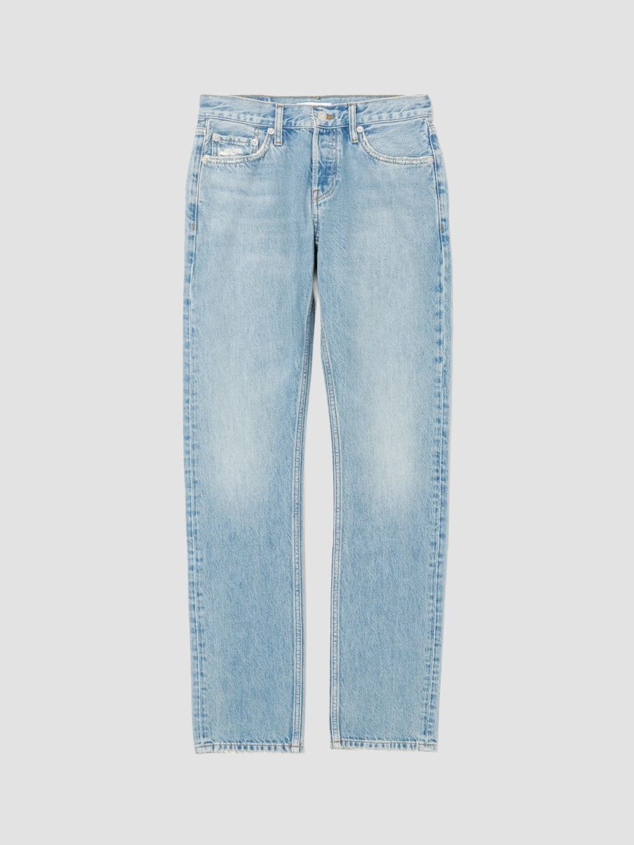 Re/done Women's Core Slim Cig Straight Jeans - Worn Blue - Size 31