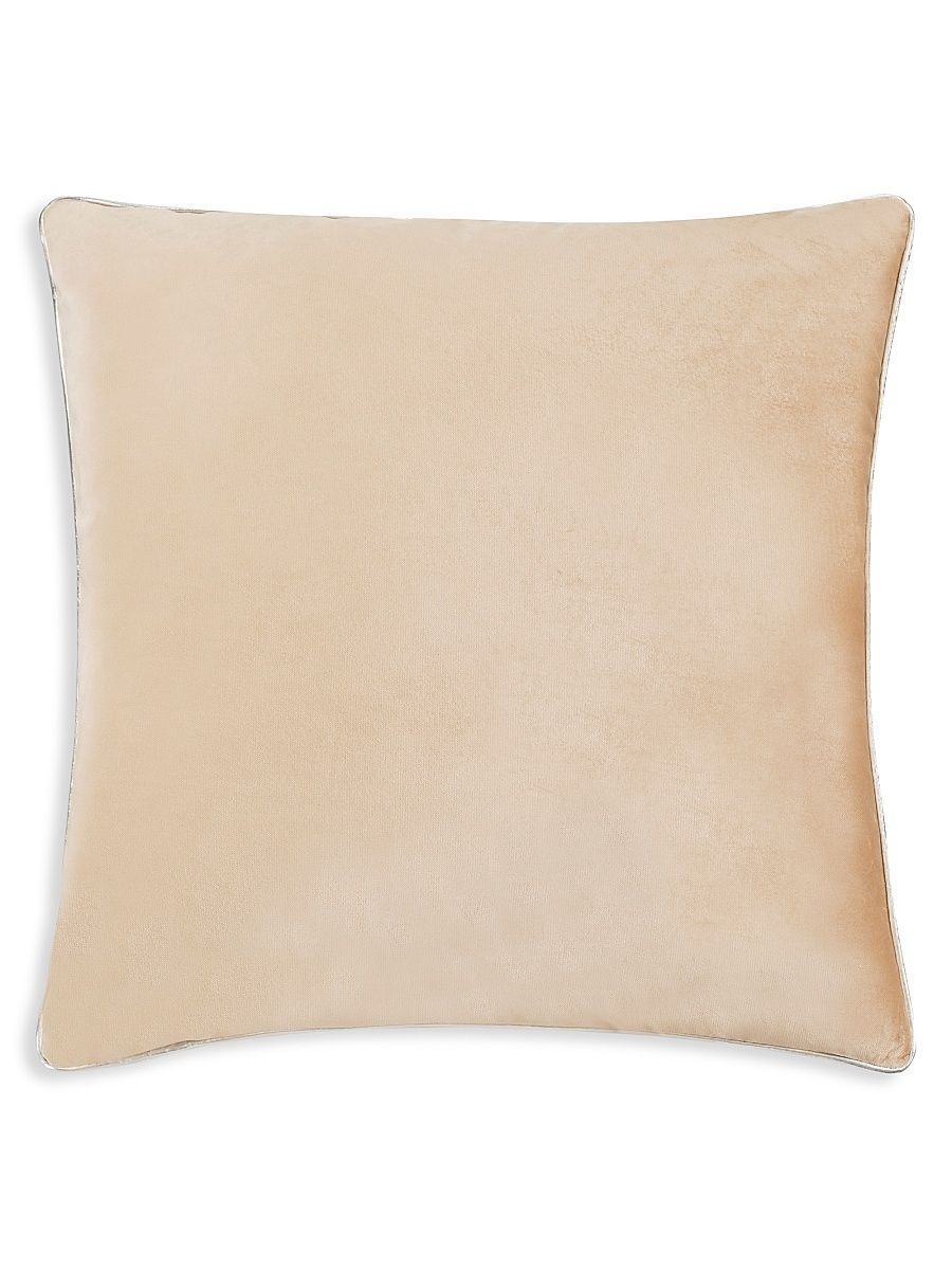 Noah Velvet Down Pillow - Beige Gold