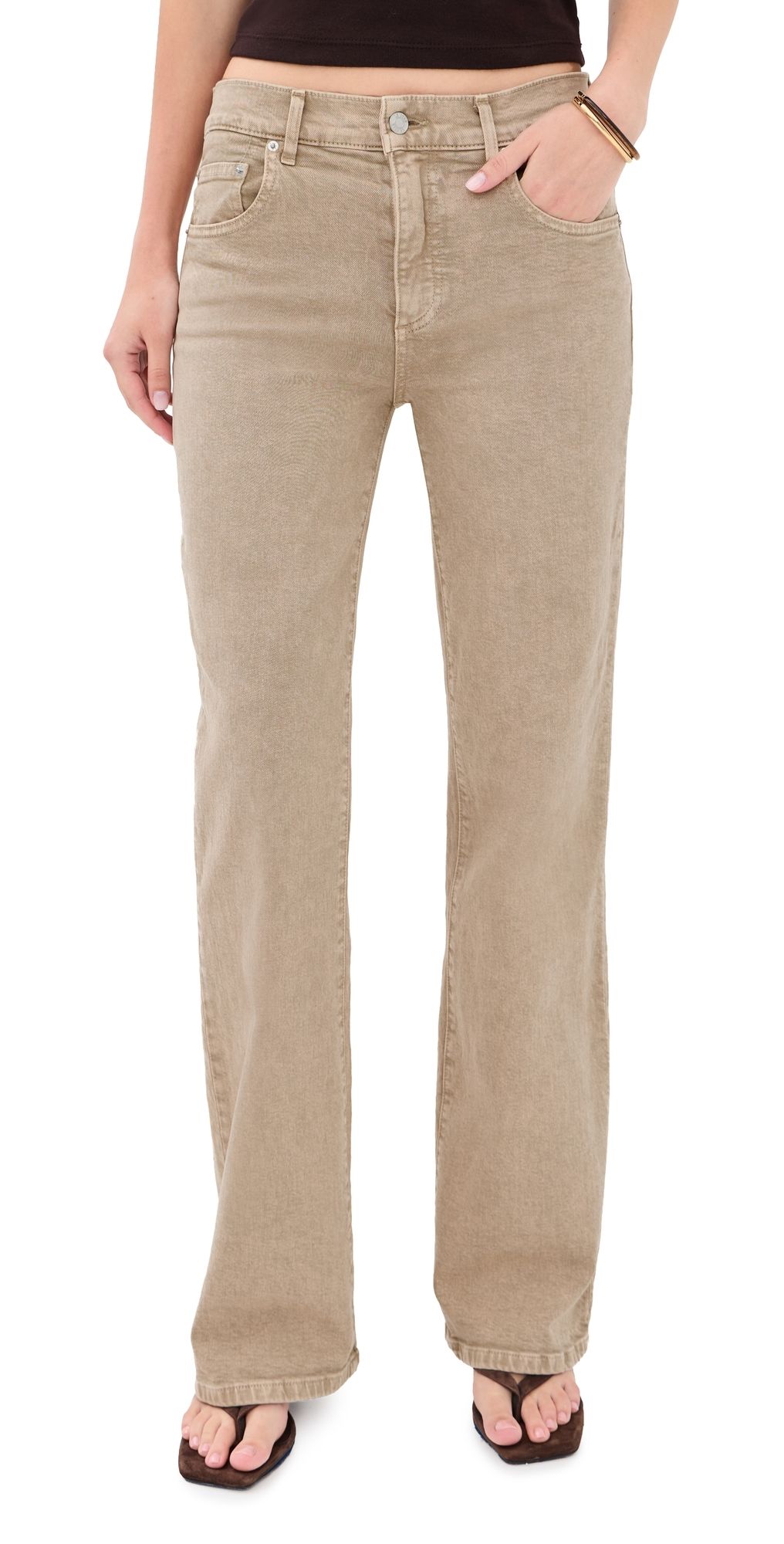 LE JEAN Baby Bootcut Jeans Dove 31