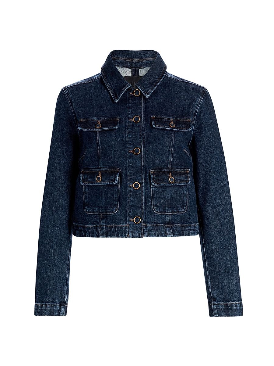 Women's Lydia Utility Denim Jacket - Ballast - Size XL