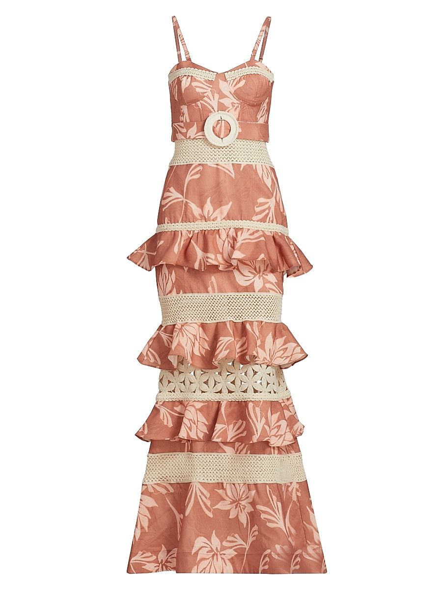 Women's Artichoke Maxi Dress - Beige - Size 2