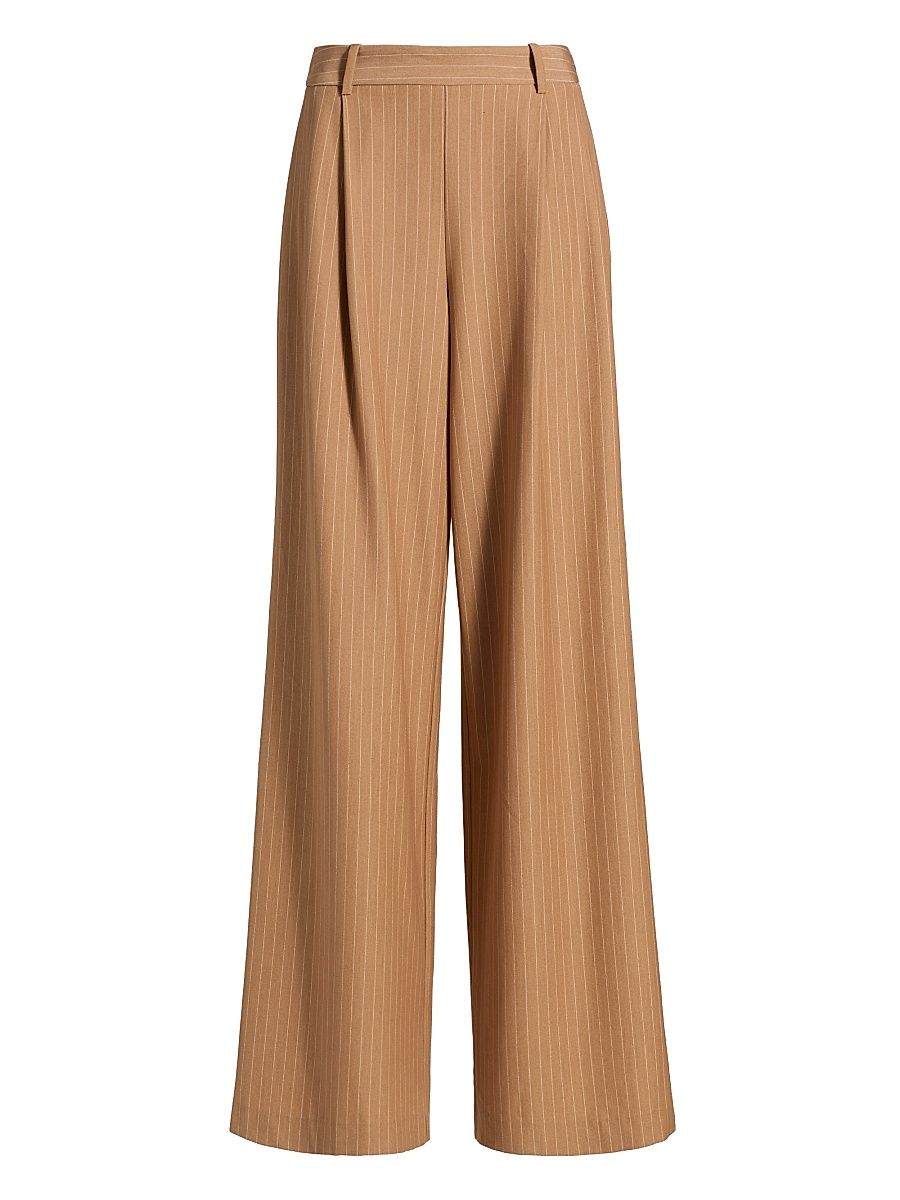 Women's Hailey Wide-Leg Trousers - Latte - Size 14