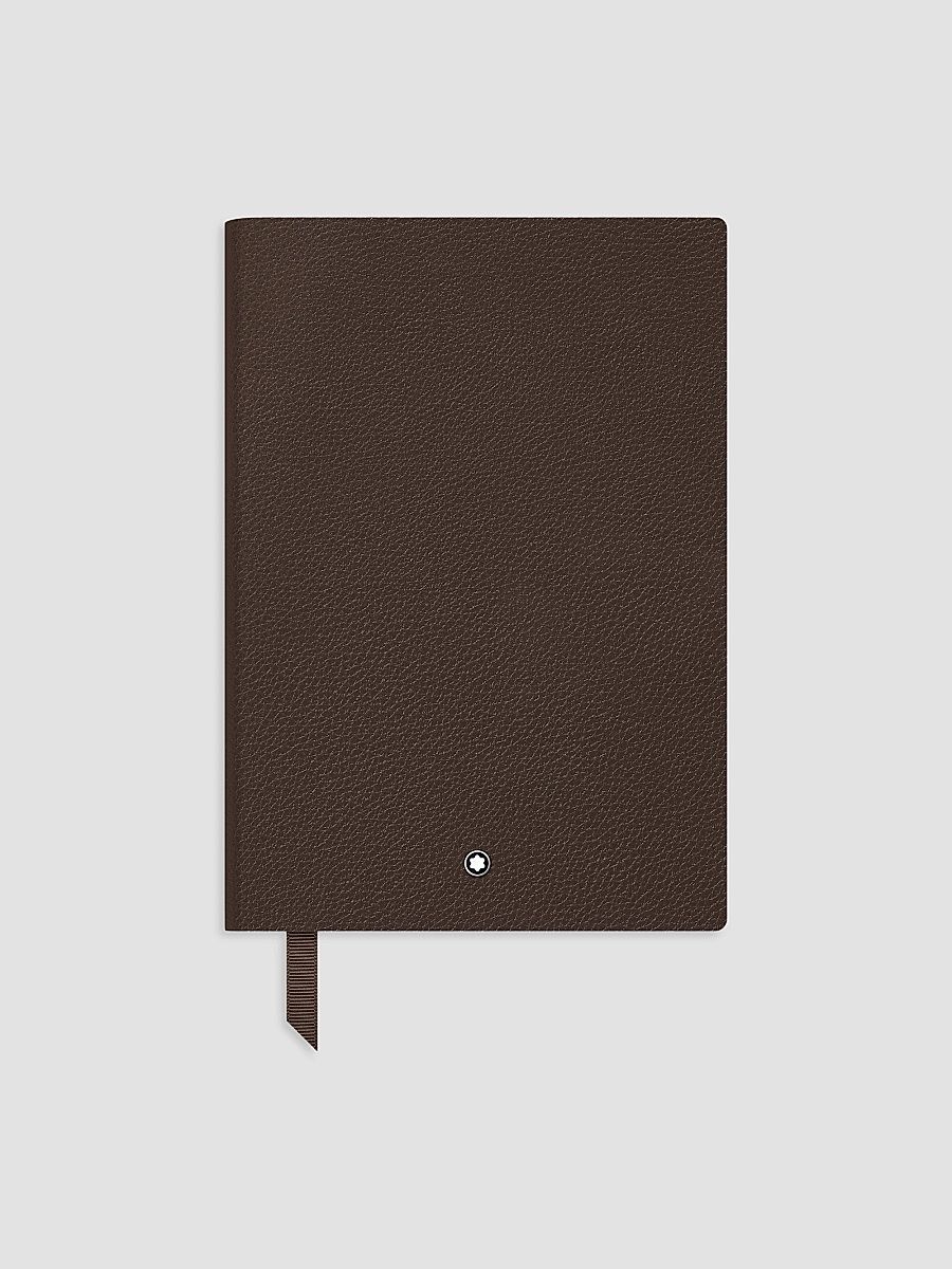Medium Soft Grain Leather Notebook - Brown