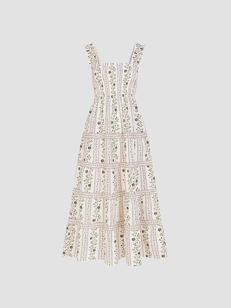 Women's The Goldie Nap Dress - Kelmscott Ribbon Stripe - Size XXL