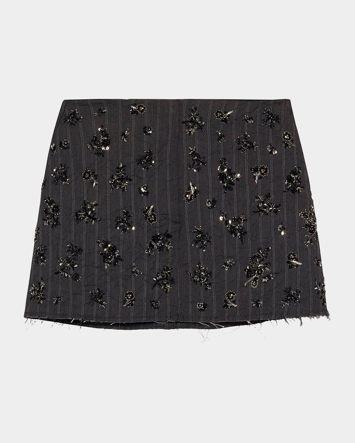 Blaire Sequined Mini Skirt