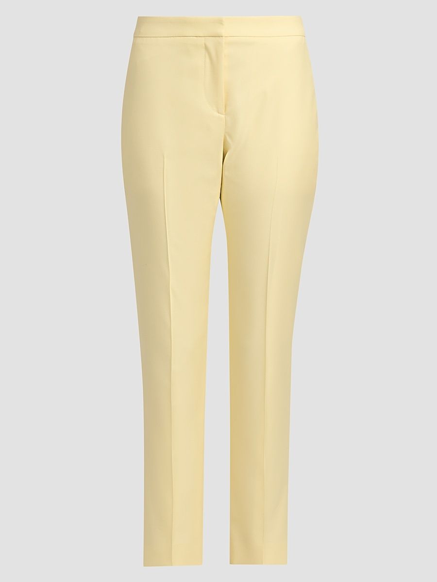 Women's Wool Cigarette Trousers - Sherbet - Size 14