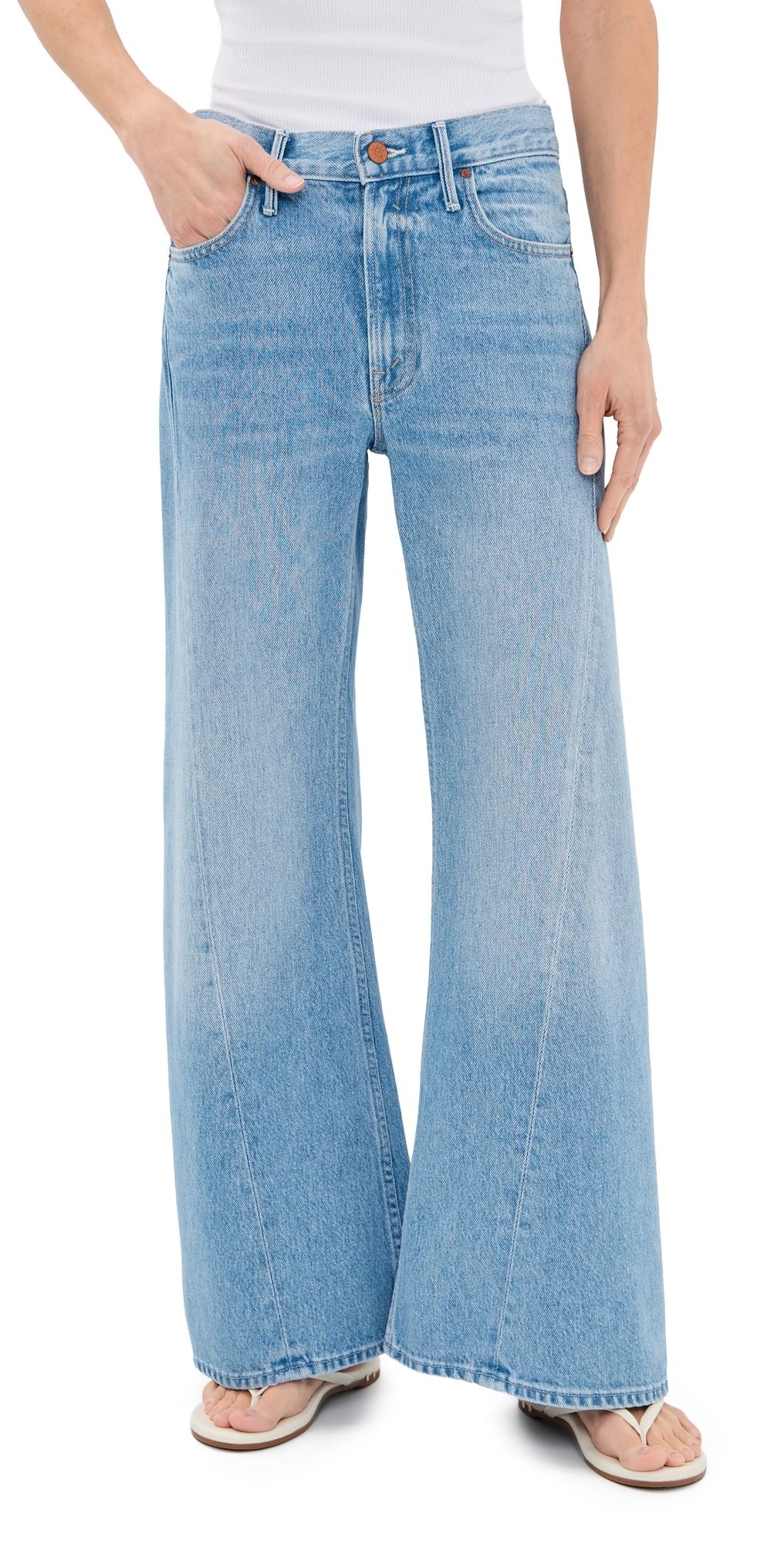 MOTHER Petite Lil Lemon Twist Sneak Jeans Munchies 33