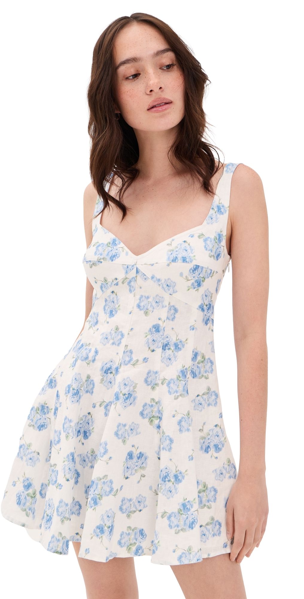 LoveShackFancy Nabi Dress Blue Marina 8