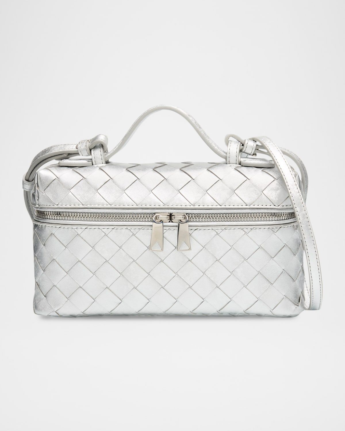Bang Bang Laminated Leather Vanity Crossbody Bag