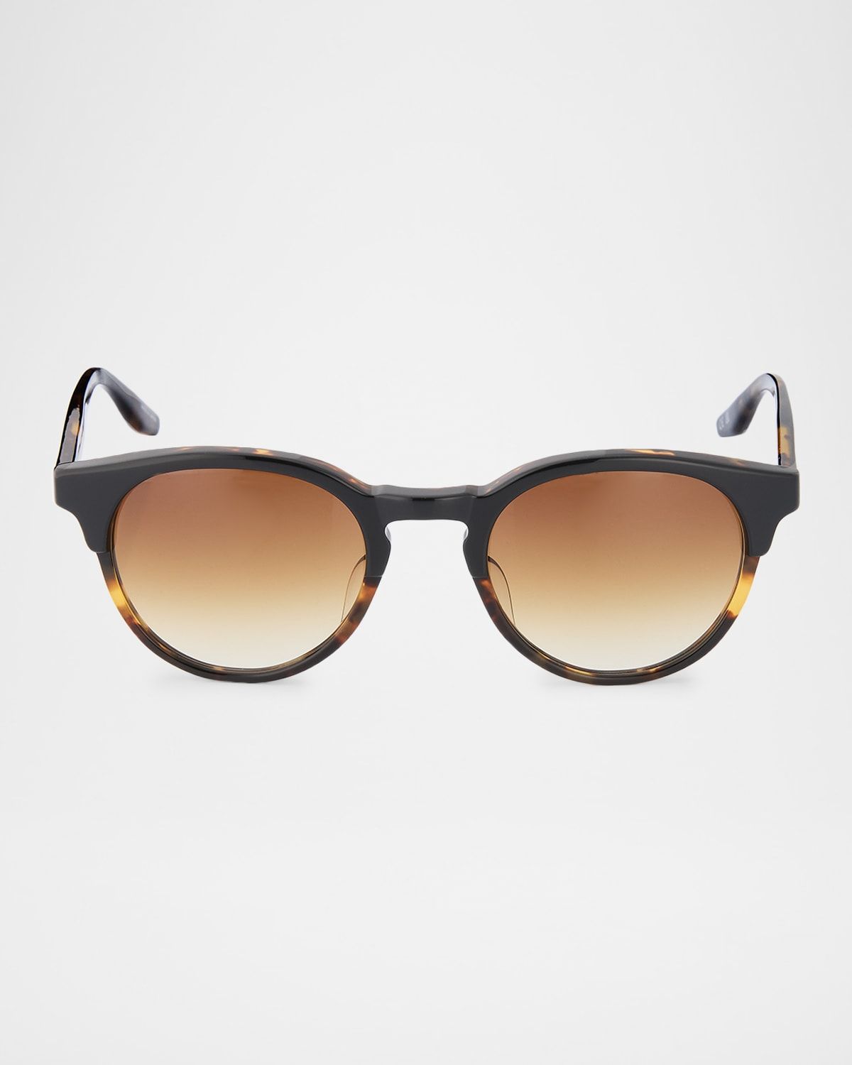 Beckford 49mm Round Acetate Sunglasses