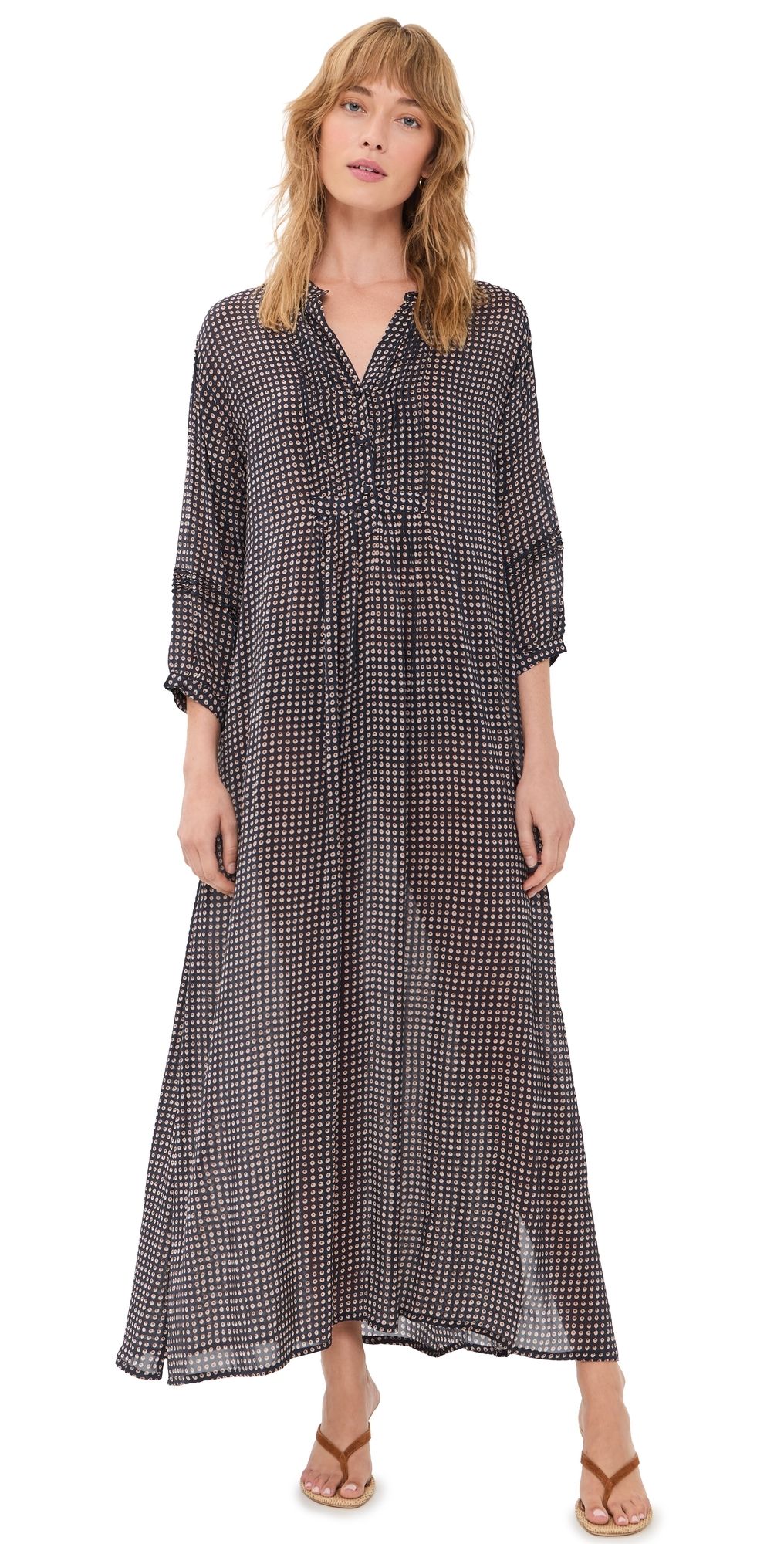 Natalie Martin Collection Sammie Maxi Dress Martini Caviar S