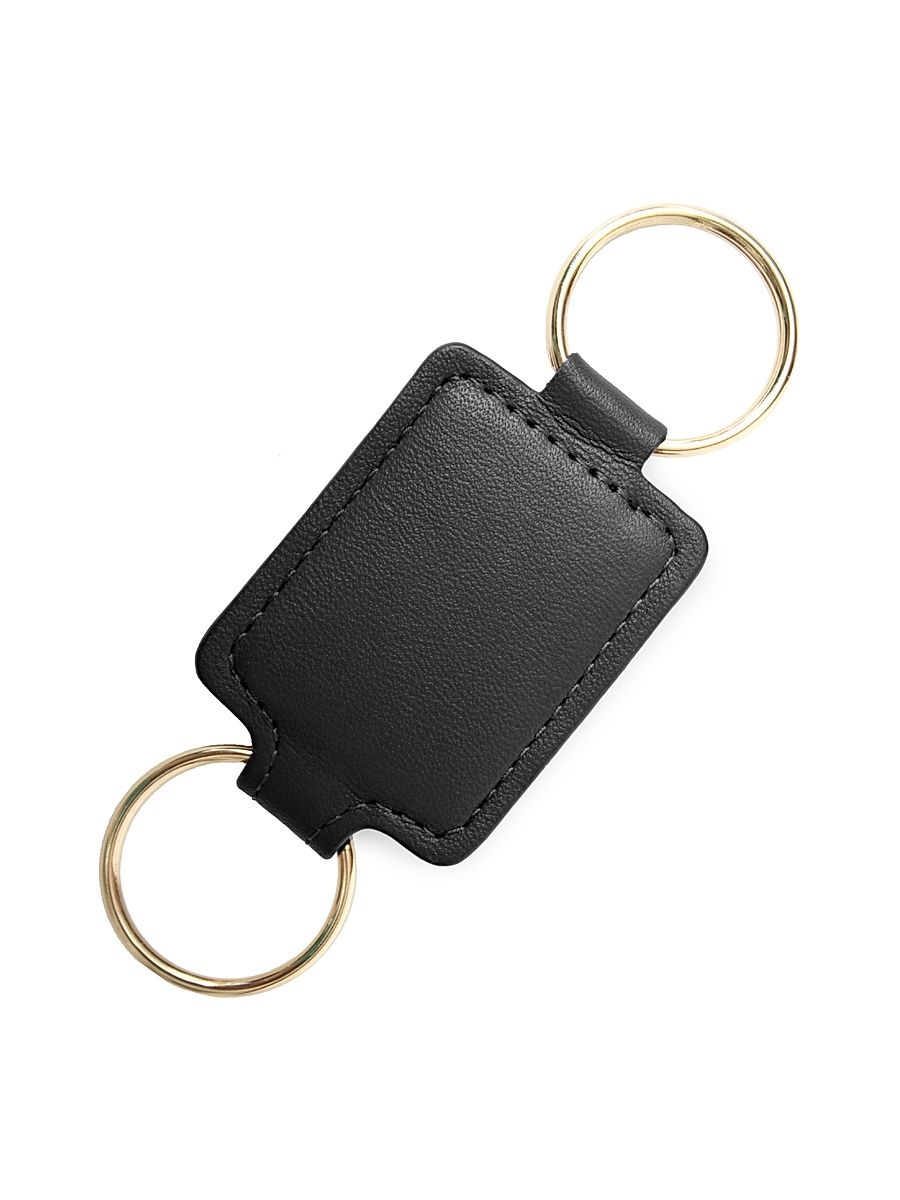 Valet Leather Key Chain - Black
