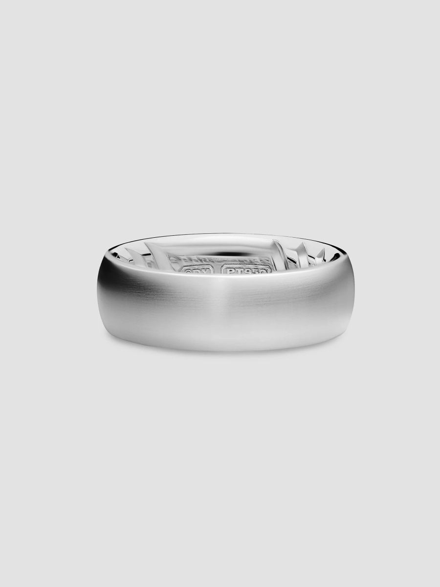 David Yurman Men's Streamline Band Ring in Platinum, 7.6MM - Silver - Size 12.5