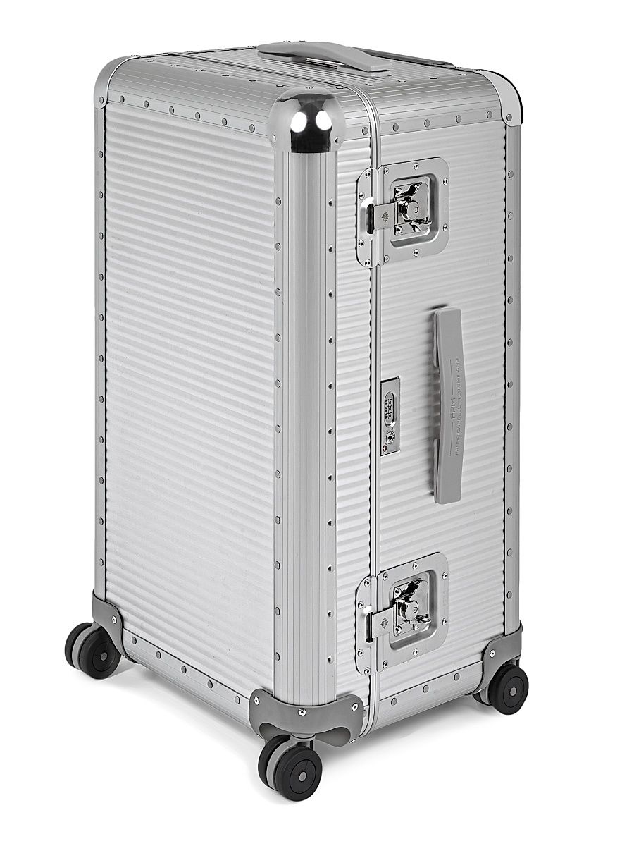 Men's Bank Trunk On Wheels Suitcase - Moonlight