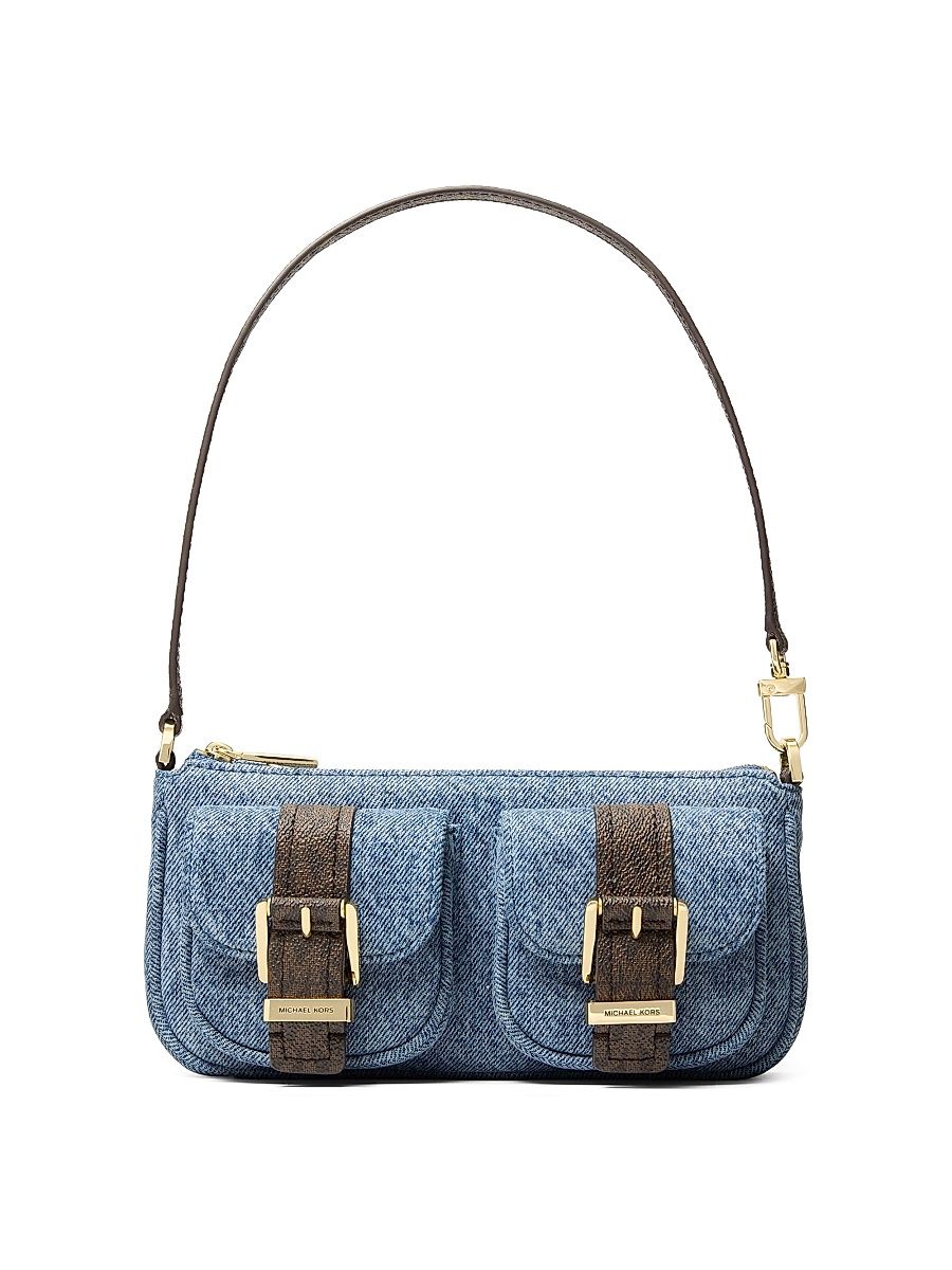 Women's Zoe Small Denim Convertible Pouchette - New Horizon
