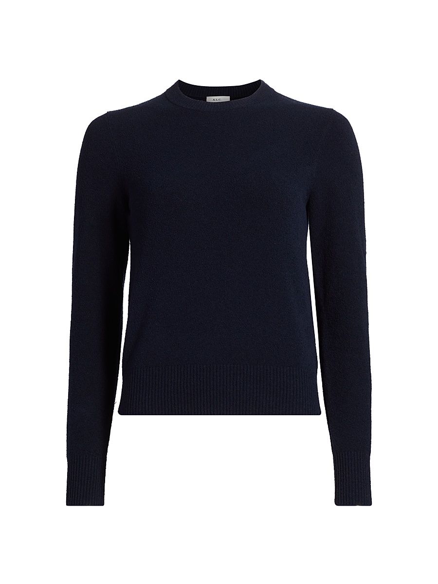 Women's Bradley Cotton-Blend Sweater - Midnight - Size XS