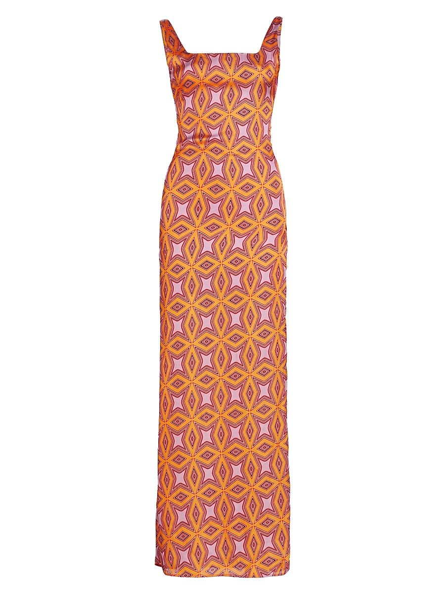 Women's Priyagold Maxi Dress - Multi Diamond - Size XL