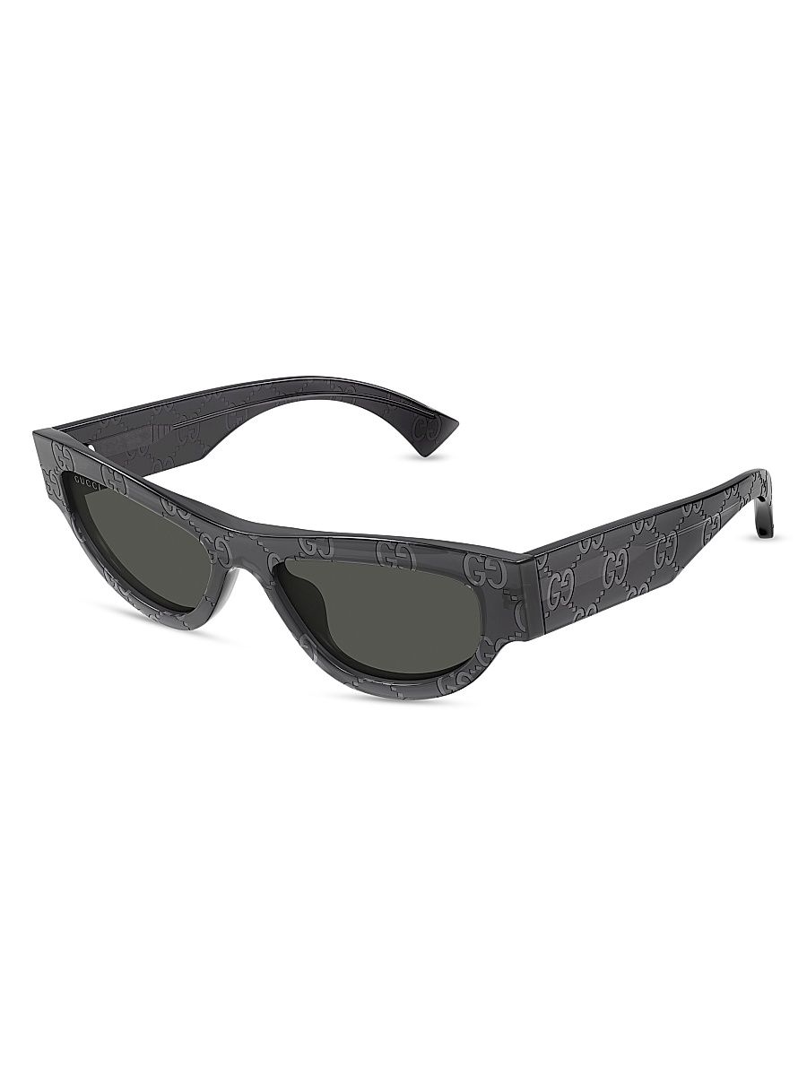 Gucci Women's Miami Logo 53MM Cat-Eye Sunglasses - Grey
