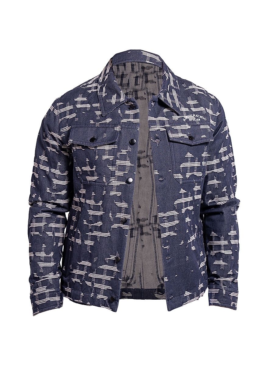 Men's Denim Ascension Jacket - Blue - Size XXXXL