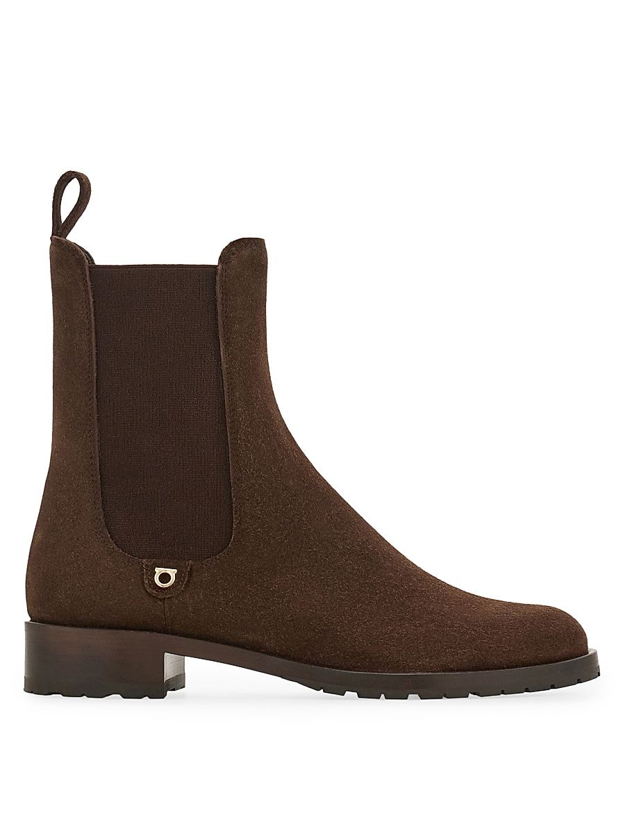 Women's Briuli 20MM Suede Chelsea Boots - Testa Di Moro - Size 10