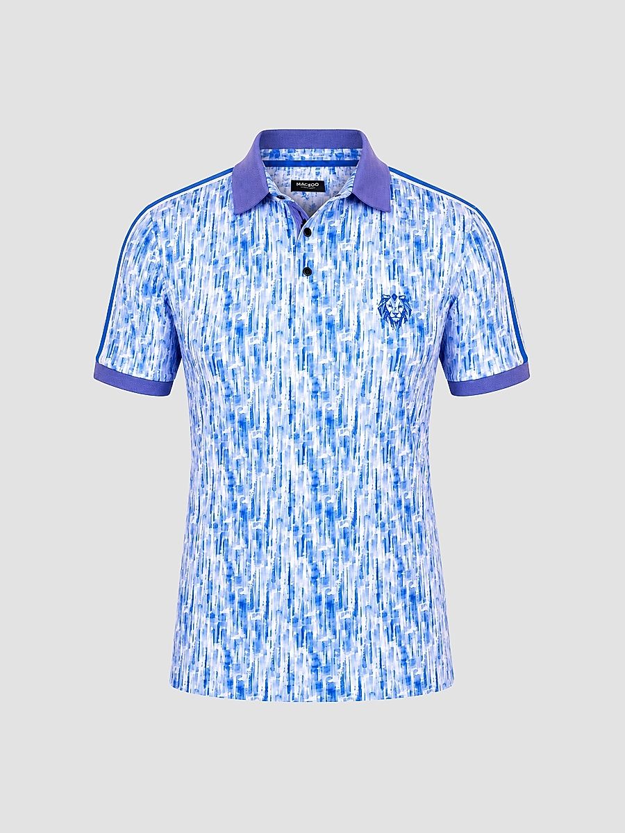 Men's Golf Polo Shirt - Blue - Size Medium