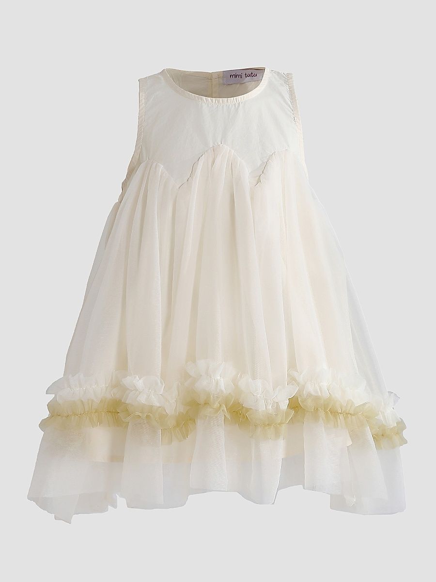 Mimi Tutu Girl's Little Girl's & Girl's Rosabella Dress - Cream - Size 8