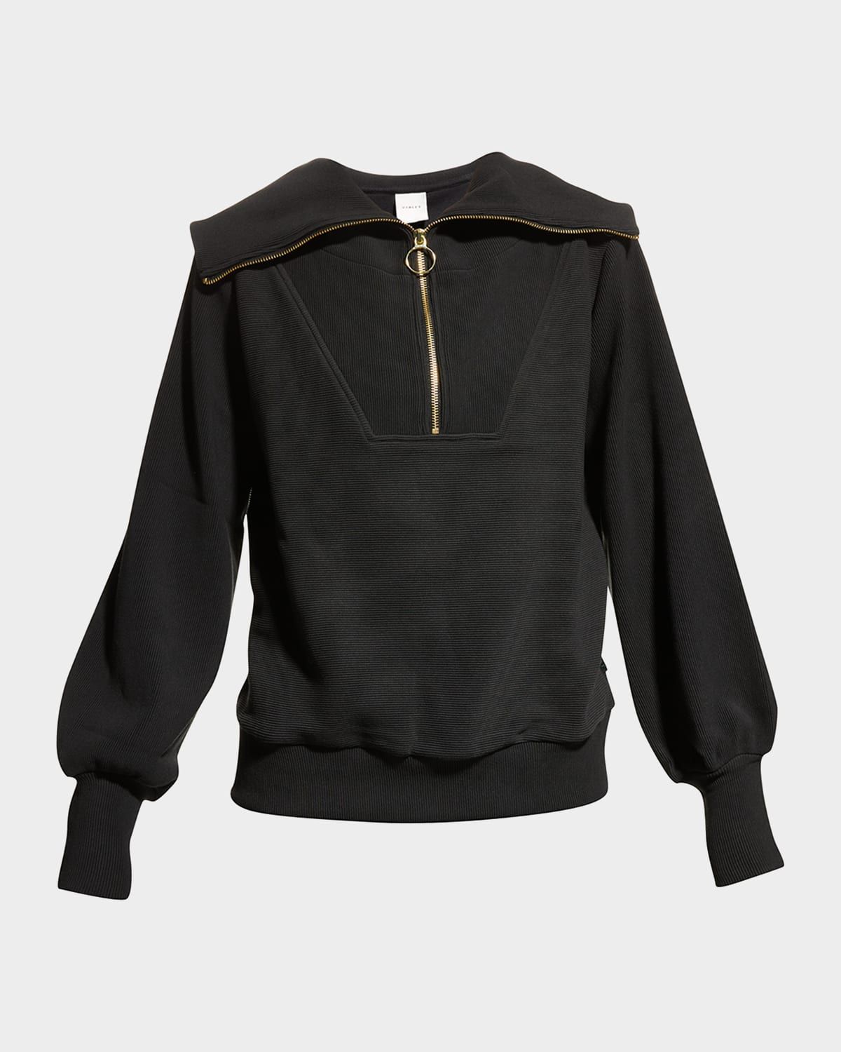 Vine Oversized 1/2-Zip Pullover Sweatshirt