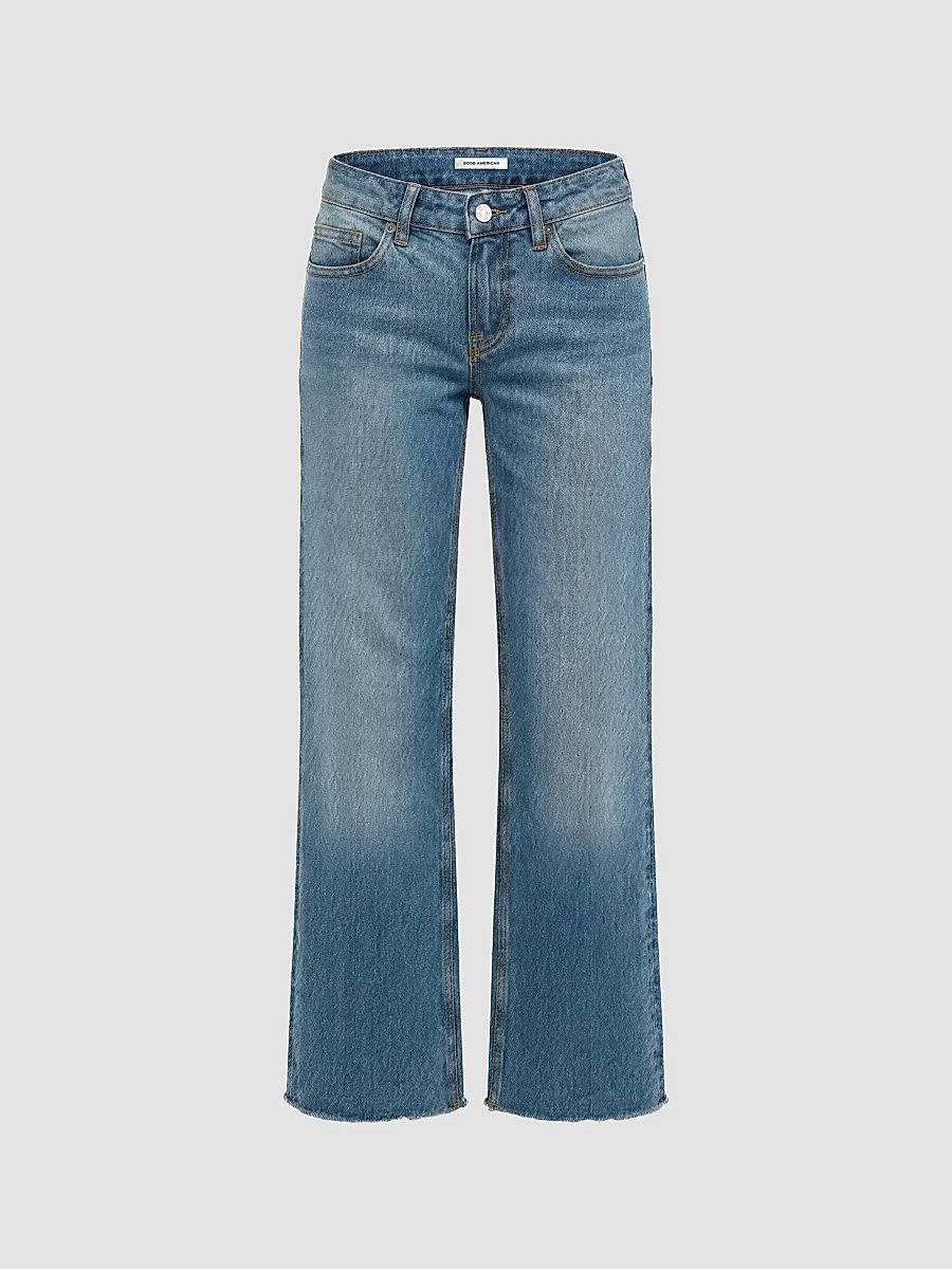 Women's Vintage Low Loose Jeans - Troubled Water - Size 8