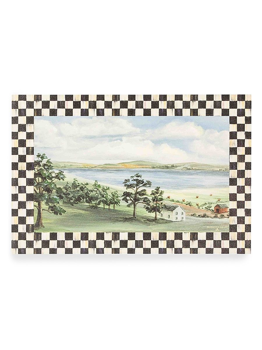 Courtly Check Landscape Floor Mat