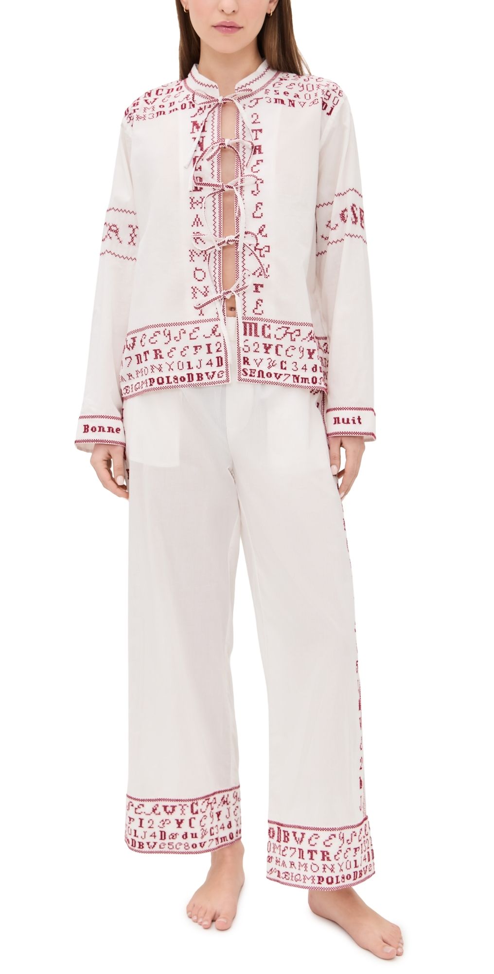 Sea Kit Sleepwear Pajama Set White XXS