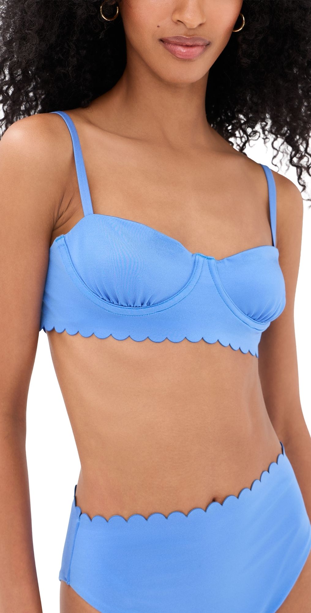 Agua Bendita Lauren Basket Underwire Top Blue M
