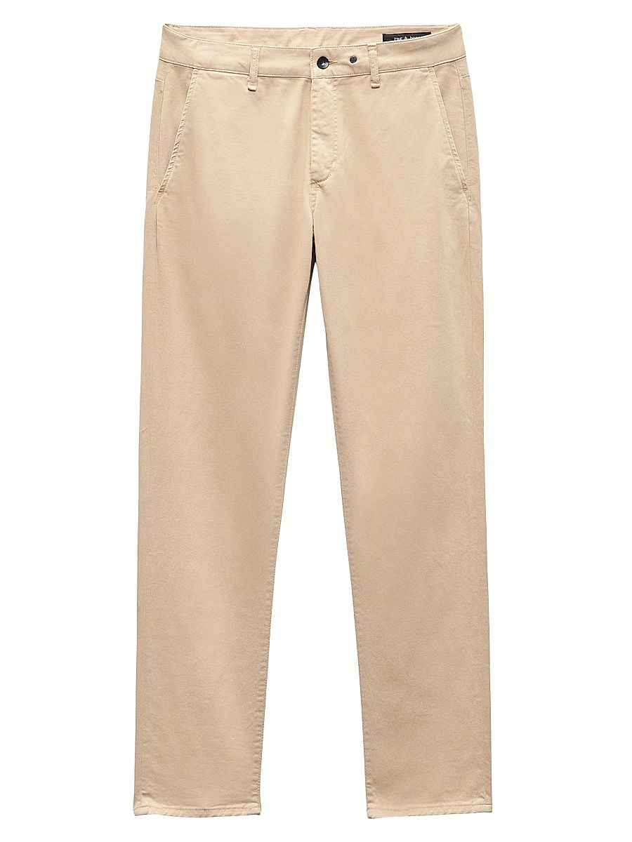 Men's Fit 3 Stretch-Twill Mid-Rise Straight-Leg Chino Pants - Khaki - Size 40