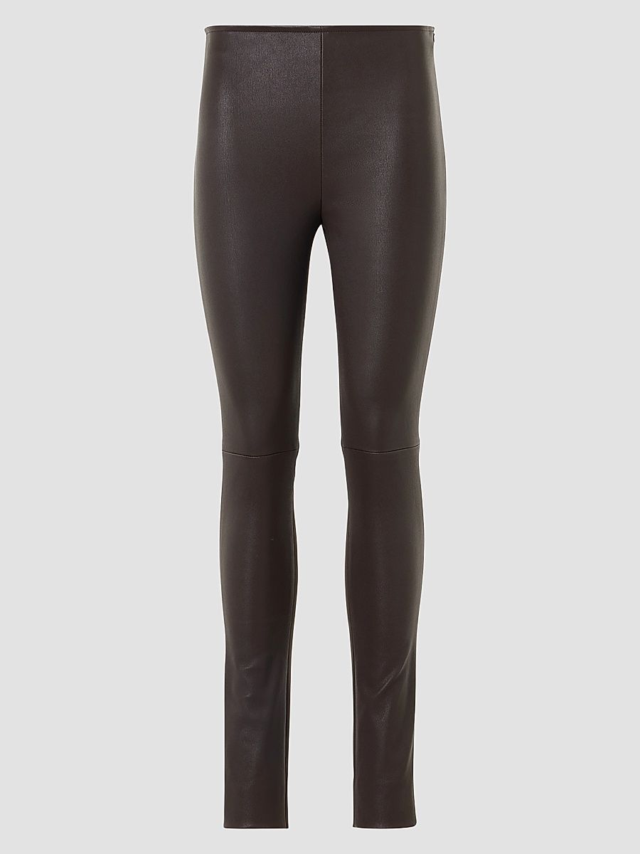 Women's Fancy Mix Media Legging Pants - Espresso - Size 16