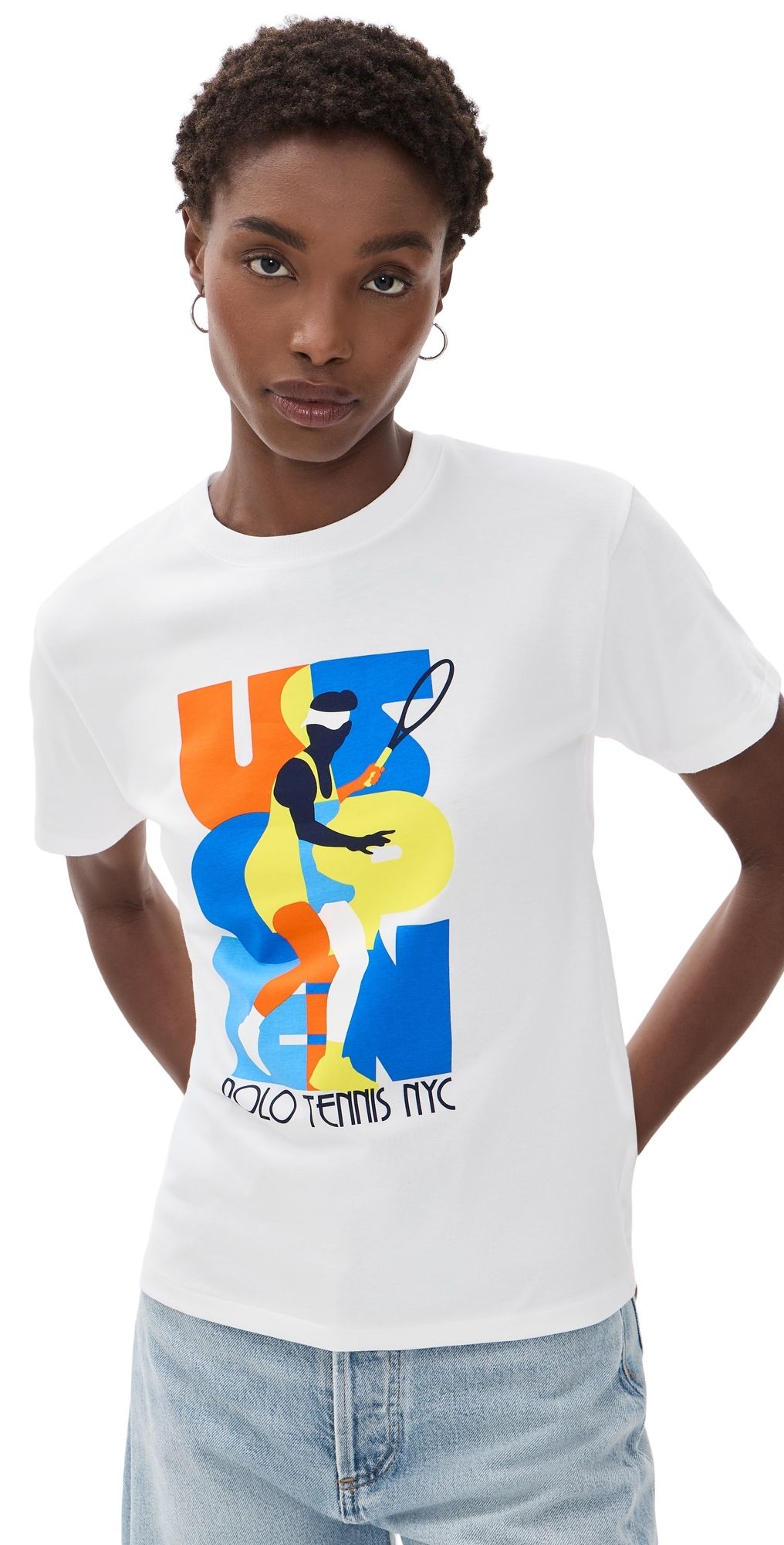 Polo Ralph Lauren US Open Graphic Tee White S