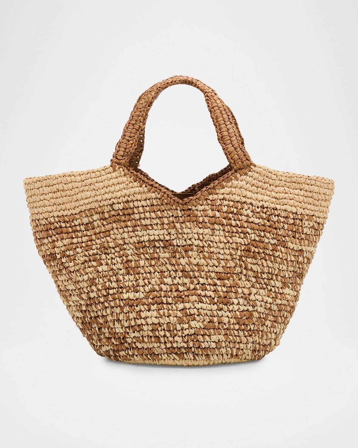 Bronson Mini Raffia Tote Bag