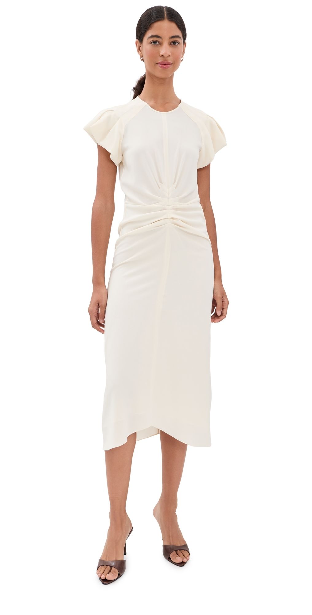 Isabel Marant Terena Dress Ecru 34