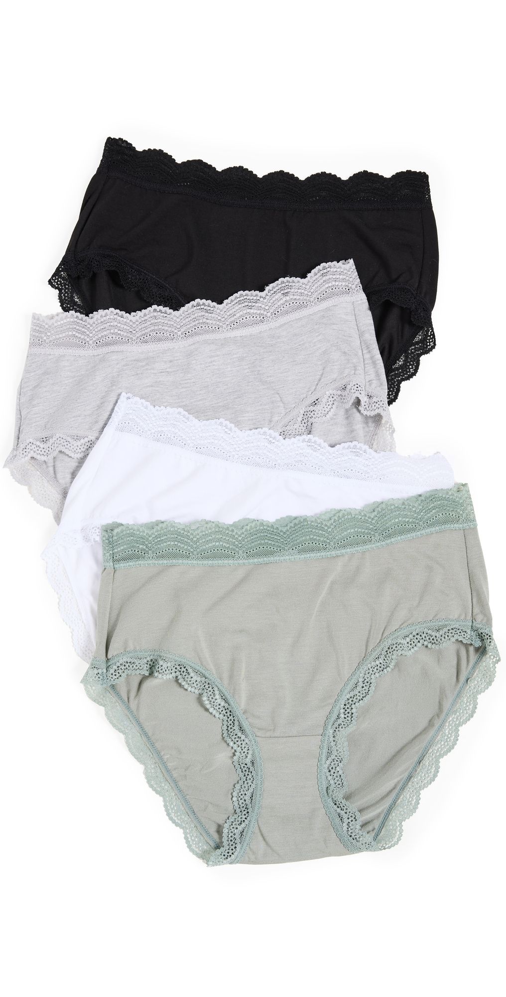 Stripe & Stare Basics Mix High Rise Box 4 Pack Set Multi XS