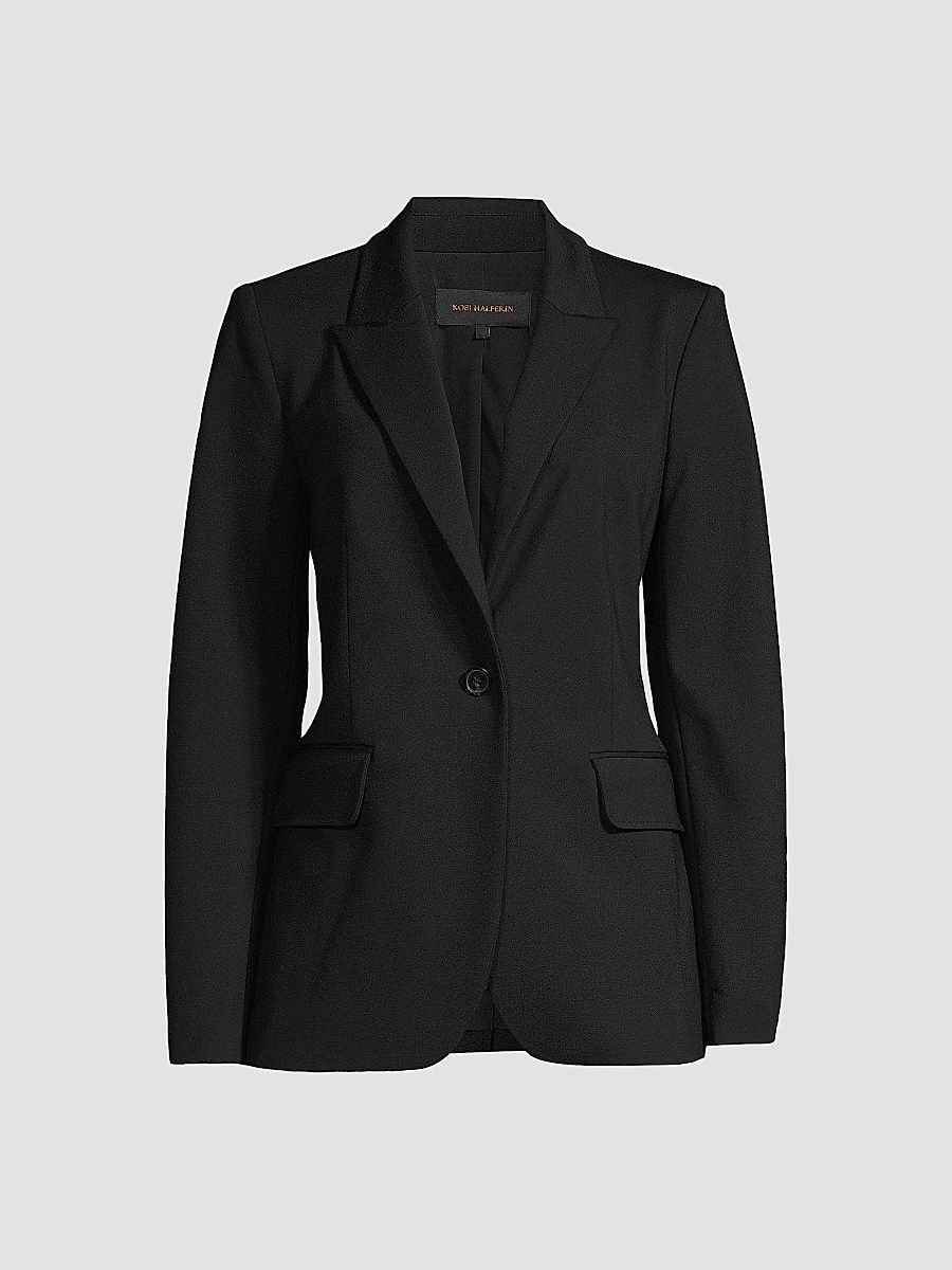 Women's Collette Single-Breasted Blazer - Black - Size XL