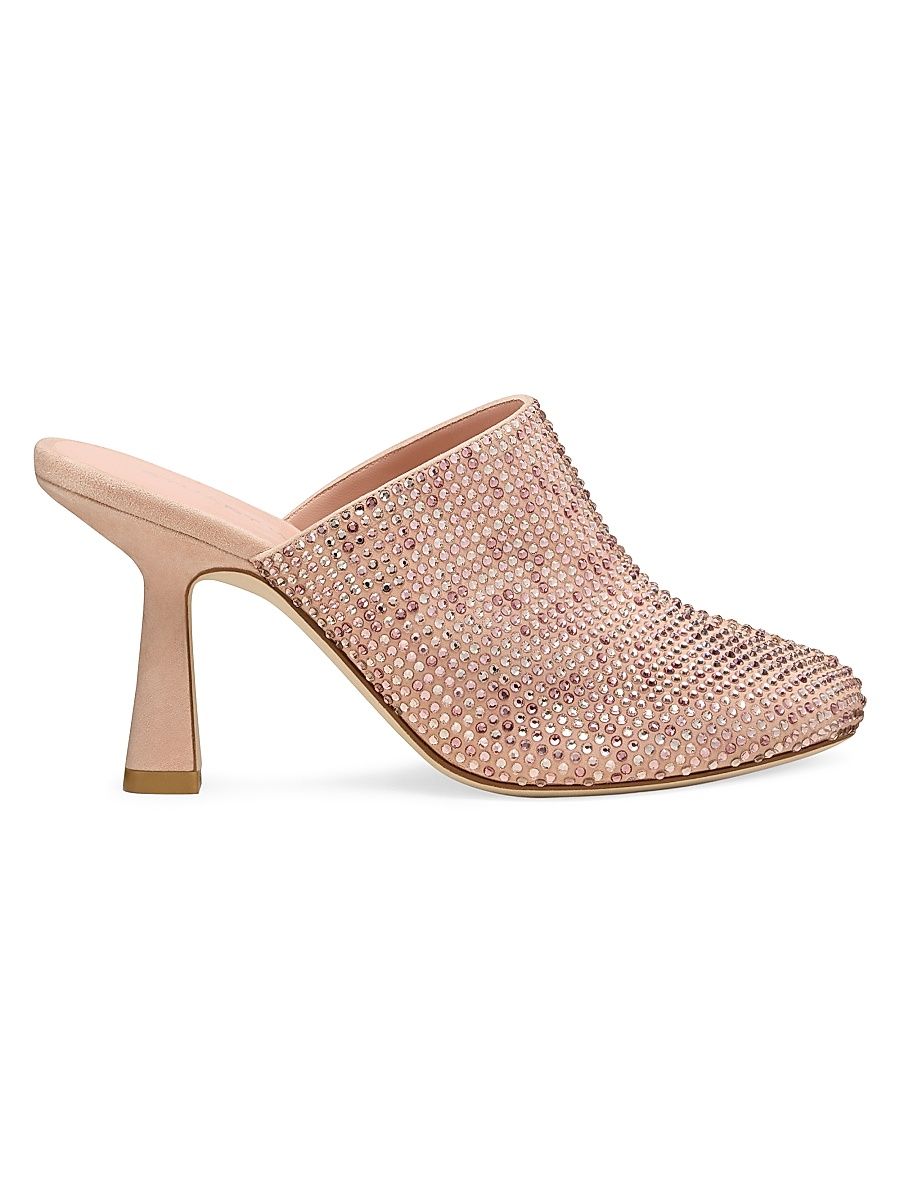 Women's Talia Shine 85MM Mules - Blushful - Size 9