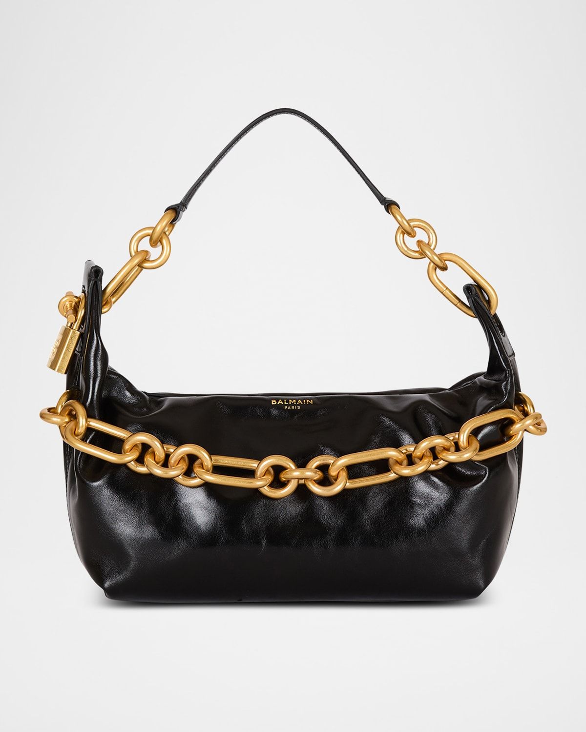 Sync Medium Chain Shoulder Bag in Calfskin
