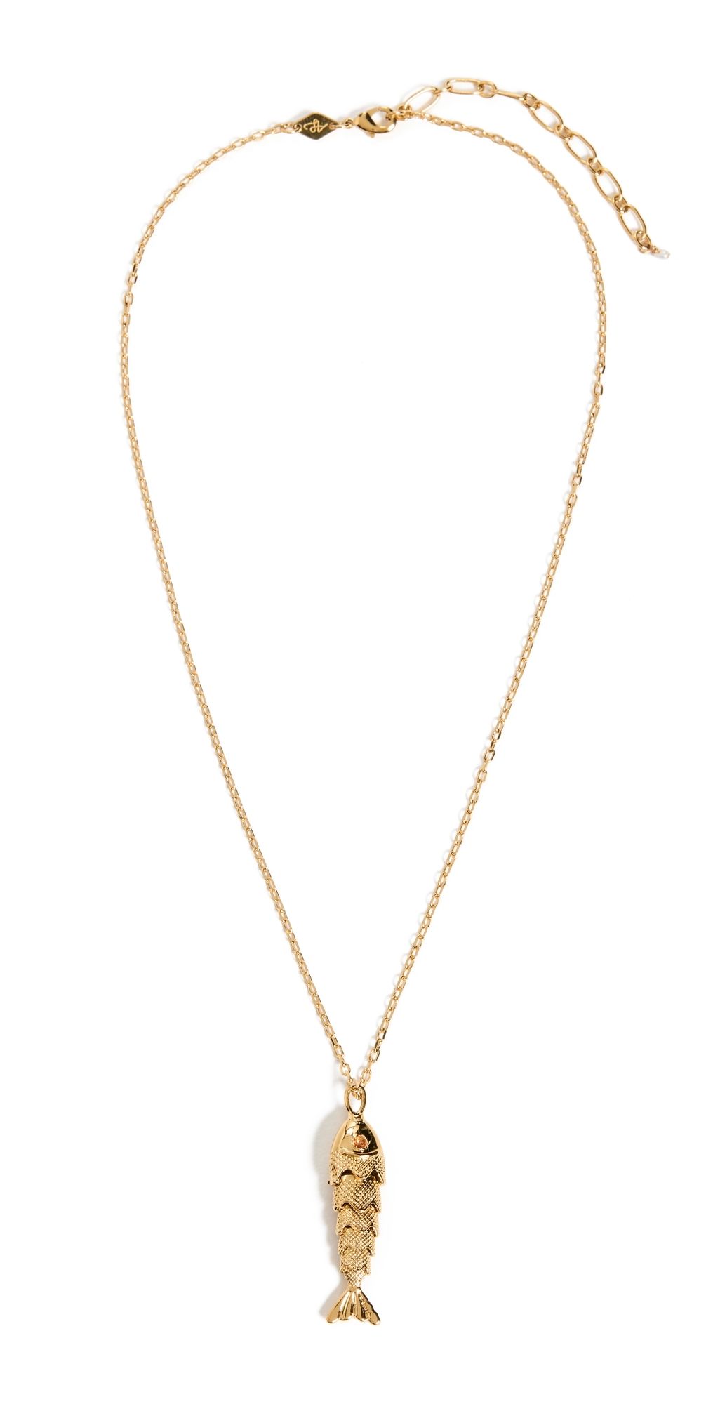 Anni Lu Something Fishy Necklace Gold One Size