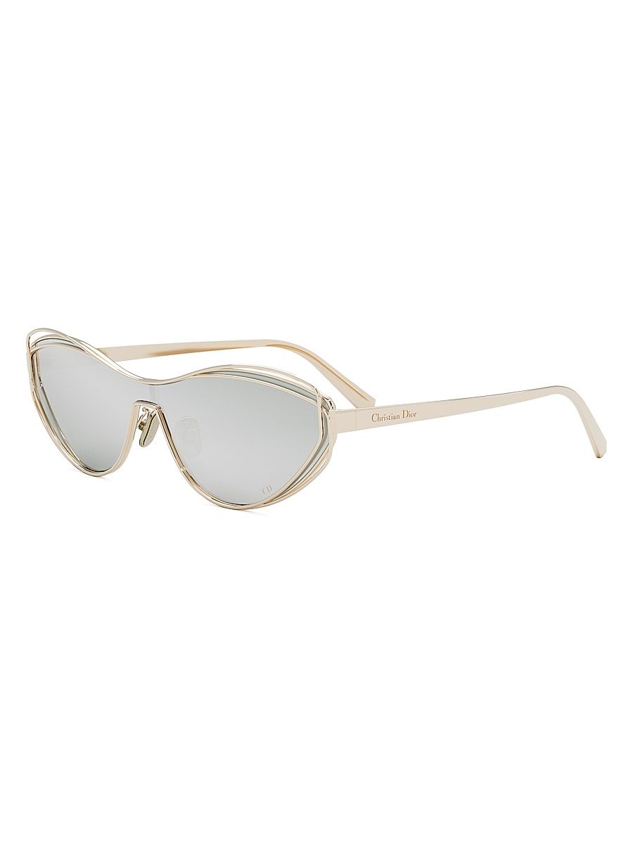 Women's FilDior M1U Butterfly Sunglasses - Gold Smoke Mirror