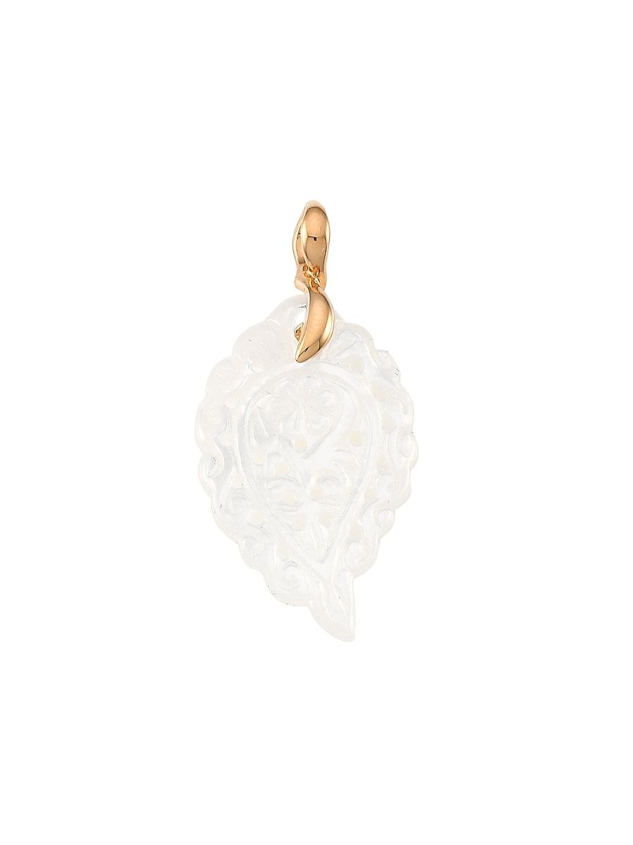 Women's India 18K Rose Gold & White Mother-Of-Pearl India Small Pendant - Rose Gold