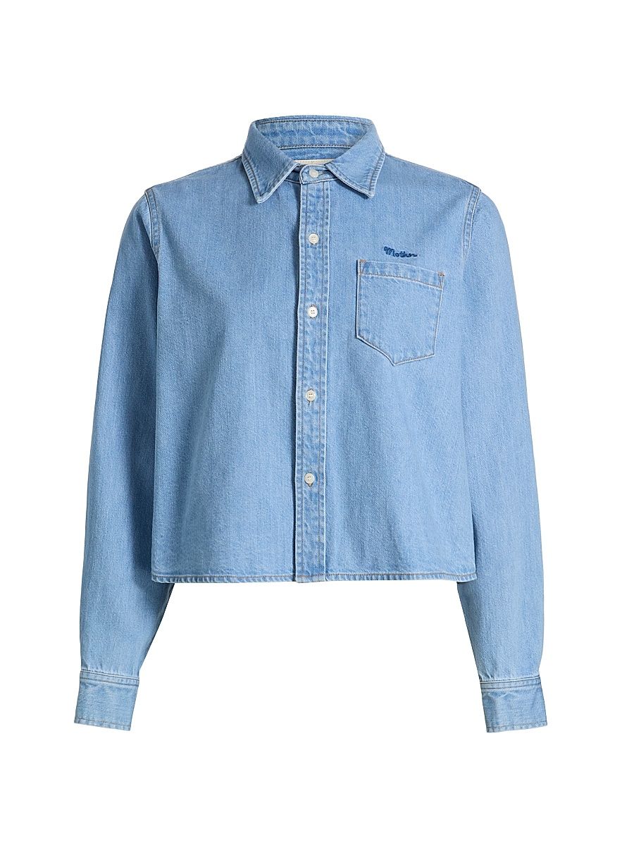 Women's The Honor Roll Denim Shirt - Grand Slam - Size XS
